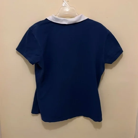 Disney Direct polo shirt, women’s size L, navy with white collar - Picture 7 of 8